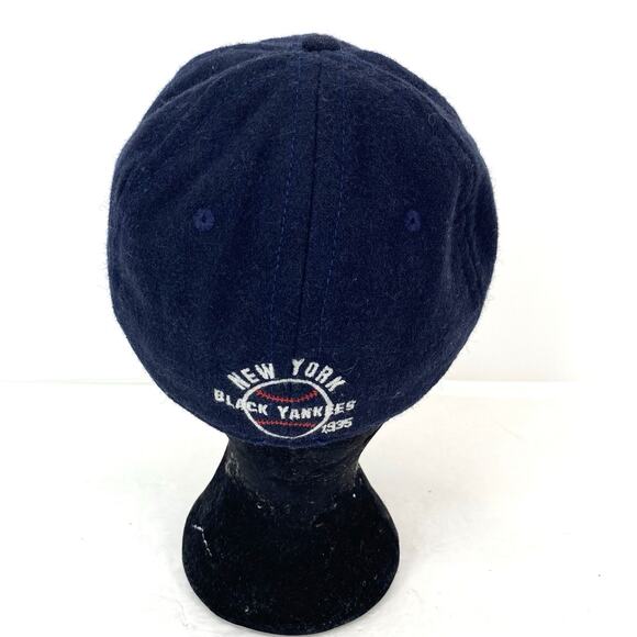 Blue Marlin New York Black Yankees Vintage Style Baseball Cap Hat Men's Size M - Picture 3 of 6